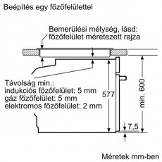 Bosch HBG635NS1 elektromos sütő Konyhai termékek - Sütő-főzőlap, tűzhely (beépíthető) - Sütő (beépíthető) - 296163