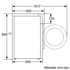 Bosch WAN24261BY mosógép Háztartás / Otthon / Kültér - Mosógép / szárítógép - Elöltöltős normál (60cm-ig) mosógép - 297689
