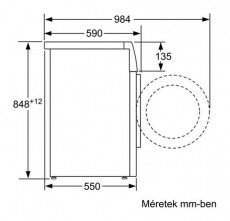 Bosch WAB24262BY mosógép Háztartás / Otthon / Kültér - Mosógép / szárítógép - Elöltöltős normál (60cm-ig) mosógép - 287582