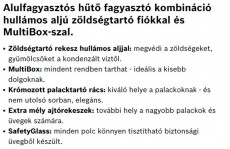 Bosch KIV34X20 hűtőszekrény Konyhai termékek - Hűtő, fagyasztó (beépíthető) - Alulfagyasztós kombinált hűtő - 282207