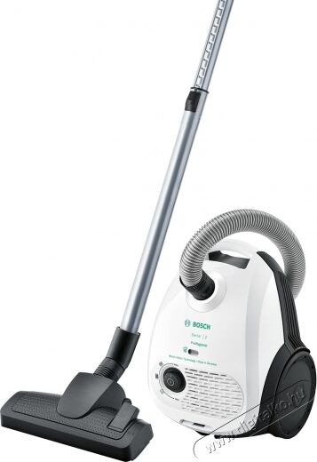 Bosch BGB2HYG1 Serie 2 ProHygienic porzsákos porszívó - fehér Háztartás / Otthon / Kültér - Porszívó / takarítógép - Porzsákos porszívó - 354939