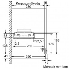 Bosch DFL064W53 kihúzható páraelszívó Konyhai termékek - Páraelszívó - Beépíthető / kihúzható - 369950