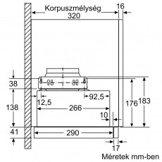 Bosch DFL064W53 kihúzható páraelszívó Konyhai termékek - Páraelszívó - Beépíthető / kihúzható - 369950