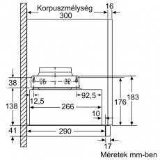 Bosch DFL064W53 kihúzható páraelszívó Konyhai termékek - Páraelszívó - Beépíthető / kihúzható - 369950