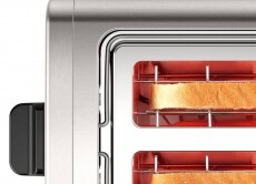 Bosch TAT3P420 DesignLine kenyérpirító - inox Konyhai termékek - Konyhai kisgép (sütés / főzés / hűtés / ételkészítés) - Kenyérpirító - 359658
