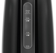Bosch TWK3P423 DesignLine vízforraló - fényes fekete Konyhai termékek - Vízforraló / teafőző - 359655