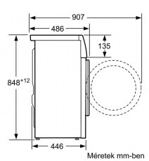 Bosch WLT24440BY mosógép Háztartás / Otthon / Kültér - Mosógép / szárítógép - Elöltöltős keskeny (45cm-ig) mosógép - 297687