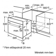 Bosch HBG43T350R elektromos sütő Konyhai termékek - Sütő-főzőlap, tűzhely (beépíthető) - Sütő (beépíthető) - 287588