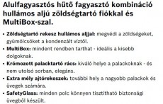 Bosch KIV38X20 hűtőszekrény Konyhai termékek - Hűtő, fagyasztó (beépíthető) - Alulfagyasztós kombinált hűtő - 282209