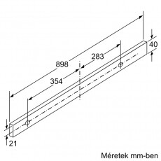 Bosch DFS097A51 Teleszkópos páraelszívó Konyhai termékek - Páraelszívó - Beépíthető / kihúzható - 370323