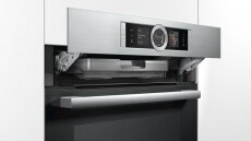 Bosch HSG656XS1 Serie 8 beépíthető gőzsütő Konyhai termékek - Sütő-főzőlap, tűzhely (beépíthető) - Sütő (beépíthető) - 317299