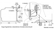 Bosch HSG656XS1 Serie 8 beépíthető gőzsütő Konyhai termékek - Sütő-főzőlap, tűzhely (beépíthető) - Sütő (beépíthető) - 317299