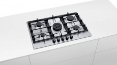 Bosch PCQ7A5B90 beépíthető gázfőzőlap Konyhai termékek - Sütő-főzőlap, tűzhely (beépíthető) - Gázfőzőlap (beépíthető) - 361318