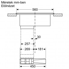 Bosch PIE611B15E beépíthető indukciós főzőlap Konyhai termékek - Sütő-főzőlap, tűzhely (beépíthető) - Indukciós főzőlap (beépíthető) - 370328