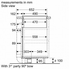 Bosch PIE611B15E beépíthető indukciós főzőlap Konyhai termékek - Sütő-főzőlap, tűzhely (beépíthető) - Indukciós főzőlap (beépíthető) - 370328
