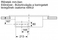 Bosch PIE611B15E beépíthető indukciós főzőlap Konyhai termékek - Sütő-főzőlap, tűzhely (beépíthető) - Indukciós főzőlap (beépíthető) - 370328