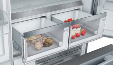Bosch KFF96PIEP alulfagyasztós hűtőszekrény Konyhai termékek - Hűtő, fagyasztó (szabadonálló) - Alulfagyasztós kombinált hűtő - 370979