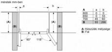 Bosch KFF96PIEP alulfagyasztós hűtőszekrény Konyhai termékek - Hűtő, fagyasztó (szabadonálló) - Alulfagyasztós kombinált hűtő - 370979