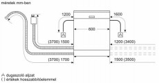 Bosch SGS4HVW31E Szabadonálló mosogatógép Konyhai termékek - Mosogatógép - Normál (60cm) szabadonálló mosogatógép - 371693