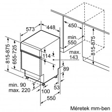 Bosch SPI6YMS17E Beépíthető mosogatógép - keskeny Konyhai termékek - Mosogatógép - Keskeny (45cm-ig) beépíthető mosogatógép - 371699