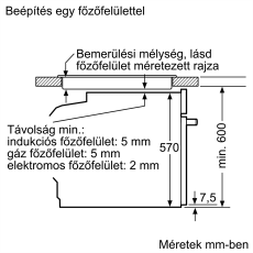 Bosch HBA5785S6 Serie 6 beépíthető sütő Konyhai termékek - Sütő-főzőlap, tűzhely (beépíthető) - Sütő (beépíthető) - 360057