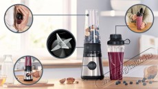 Bosch MMB2111M turmixgép - nemesacél Konyhai termékek - Konyhai kisgép (előkészítés / feldolgozás) - Turmixgép - 371834