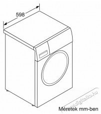 Bosch WAV28L91BY elöltöltős mosógép Háztartás / Otthon / Kültér - Mosógép / szárítógép - Elöltöltős normál (60cm-ig) mosógép - 373446