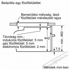 Bosch CDG834AC0 beépíthető gőzpároló Konyhai termékek - Sütő-főzőlap, tűzhely (beépíthető) - Gőzpároló - 373402