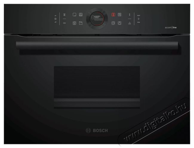 Bosch CDG834AC0 beépíthető gőzpároló Konyhai termékek - Sütő-főzőlap, tűzhely (beépíthető) - Gőzpároló - 373402