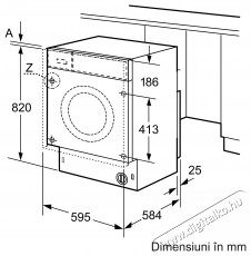 Bosch WKD28542EU beépíthető mosó-szárítógép Háztartás / Otthon / Kültér - Mosógép / szárítógép - Mosó-szárítógép (beépíthető) - 373252