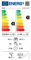 Bosch WNG254U0BY mosó-szárítógép  Háztartás / Otthon / Kültér - Mosógép / szárítógép - Mosó-szárítógép - 372646