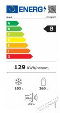 Bosch KGN39AIBT alulfagyasztós hűtőszekrény Konyhai termékek - Hűtő, fagyasztó (szabadonálló) - Alulfagyasztós kombinált hűtő - 373440