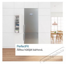 Bosch KGN39VLEB alulfagyasztós hűtő Konyhai termékek - Hűtő, fagyasztó (szabadonálló) - Alulfagyasztós kombinált hűtő - 377976