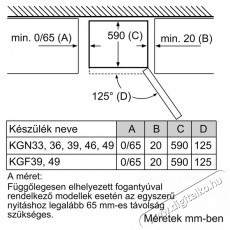 Bosch KGN39VLEB alulfagyasztós hűtő Konyhai termékek - Hűtő, fagyasztó (szabadonálló) - Alulfagyasztós kombinált hűtő - 377976