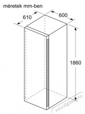 Bosch KWK36ABGA borhűtő Konyhai term&eacute;kek - Hűtő, fagyaszt&oacute; (szabadon&aacute;ll&oacute;) - Borhűtő - 377983