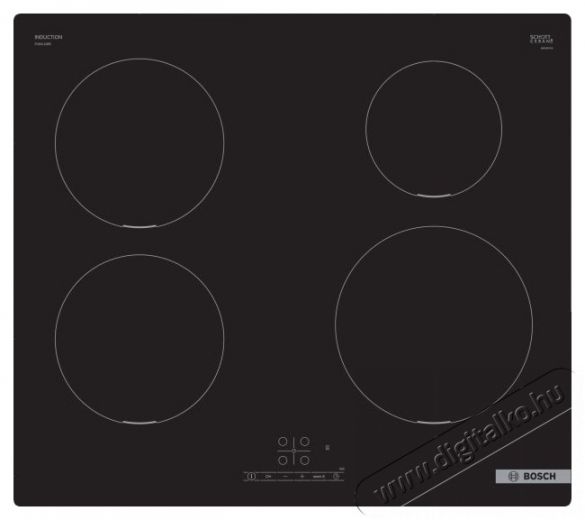 Bosch PUE611BB5E beépíthető indukciós főzőlap Konyhai termékek - Sütő-főzőlap, tűzhely (beépíthető) - Indukciós főzőlap (beépíthető) - 377987