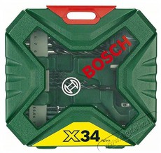 Bosch 2607010608 X-Line Classic 34 részes fúró- és csavarozó készlet Háztartás / Otthon / Kültér - Szerszám - Csavarhúzó / kulcs / fúró / szerszám készlet - 379549
