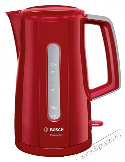 Bosch TWK3A014 Vízforraló Piros Konyhai termékek - Vízforraló / teafőző - 381255