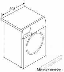 Bosch WAV28M20BY Elöltöltős mosógép Háztartás / Otthon / Kültér - Mosógép / szárítógép - Elöltöltős normál (60cm-ig) mosógép - 381259