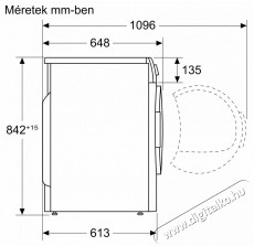 Bosch WQG14500BY szárítógép Háztartás / Otthon / Kültér - Mosógép / szárítógép - Szárítógép - 381265