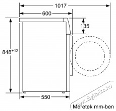 Bosch WAN28163BY, Elöltöltős mosógép Fehér Háztartás / Otthon / Kültér - Mosógép / szárítógép - Elöltöltős normál (60cm-ig) mosógép - 397410