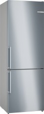 Bosch KGN49VICT, Szabadonálló, alulfagyasztós hűtő-fagyasztó kombináció Inox - könnyű tisztítás Konyhai termékek - Hűtő, fagyasztó (szabadonálló) - Alulfagyasztós kombinált hűtő - 397400