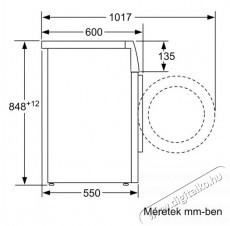 Bosch WAN28263BY, Elöltöltős mosógép - Fehér Háztartás / Otthon / Kültér - Mosógép / szárítógép - Elöltöltős normál (60cm-ig) mosógép - 398948
