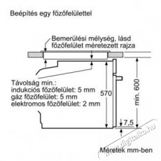 Bosch HBG539EB0 Konyhai termékek - Sütő-főzőlap, tűzhely (beépíthető) - Sütő (beépíthető) - 399303