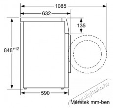 Bosch WAV28E00BY Elöltöltős mosógép - Fehér Háztartás / Otthon / Kültér - Mosógép / szárítógép - Elöltöltős normál (60cm-ig) mosógép - 397420