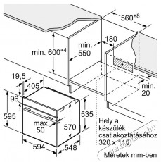 Bosch HBA574BR00 beépíthető sütő Konyhai termékek - Sütő-főzőlap, tűzhely (beépíthető) - Sütő (beépíthető) - 362524