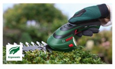 Bosch Isio 3 akkumulátoros bokorvágó Háztartás / Otthon / Kültér - Kültér / kerti termék / grill - Sövény / kézi fű és lomb vágó - 414925