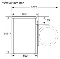 Bosch WGG24400BY elöltöltős mosógép Háztartás / Otthon / Kültér - Mosógép / szárítógép - Elöltöltős mosógép (beépíthető) - 464259