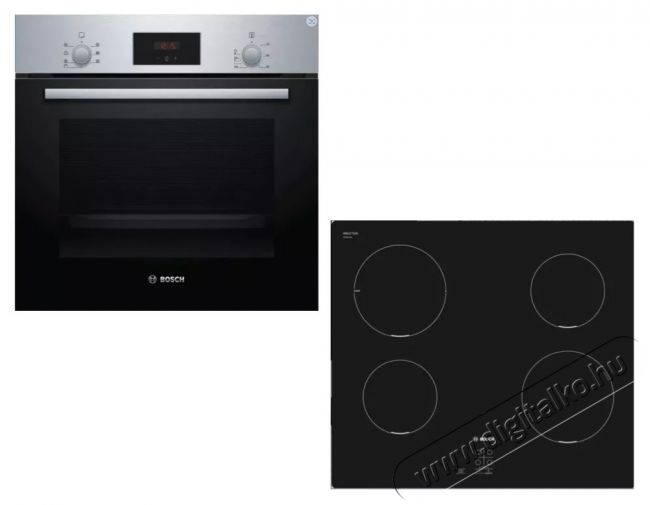 Bosch HBF133BR0 beépíthető sütő + PUG611AA5E indukciós főzőlap Konyhai termékek - Sütő-főzőlap, tűzhely (beépíthető) - Sütő-főzőlap szett (beépíthető) - 475267