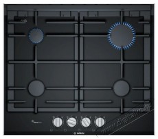 Bosch PRP6A6B70D, Gas hob Fekete Konyhai termékek - Sütő-főzőlap, tűzhely (beépíthető) - Gázfőzőlap (beépíthető) - 451596